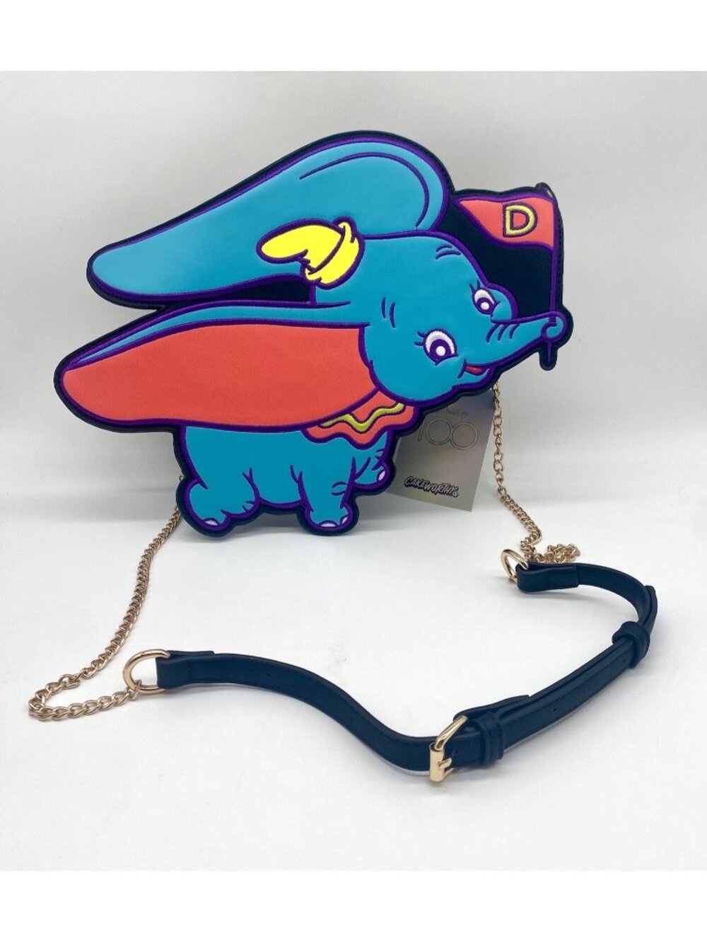 Disney 100th Anniversary Dumbo Elephant Cross Body Purse Bag Cakeworthy New NWT